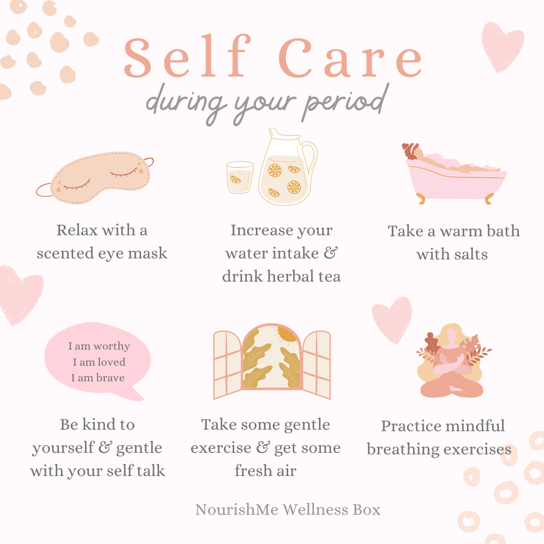 Self Care During Your Cycle Nourishme Wellness Box