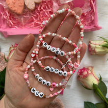 Load image into Gallery viewer, Personalised Bracelet &amp; Heart Cookie Set
