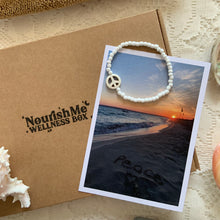 Load image into Gallery viewer, Handmade ‘Peace’ Bracelet &amp; postcard set
