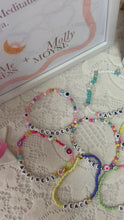 Load and play video in Gallery viewer, Beaded Letter Bracelets (Set of 2)
