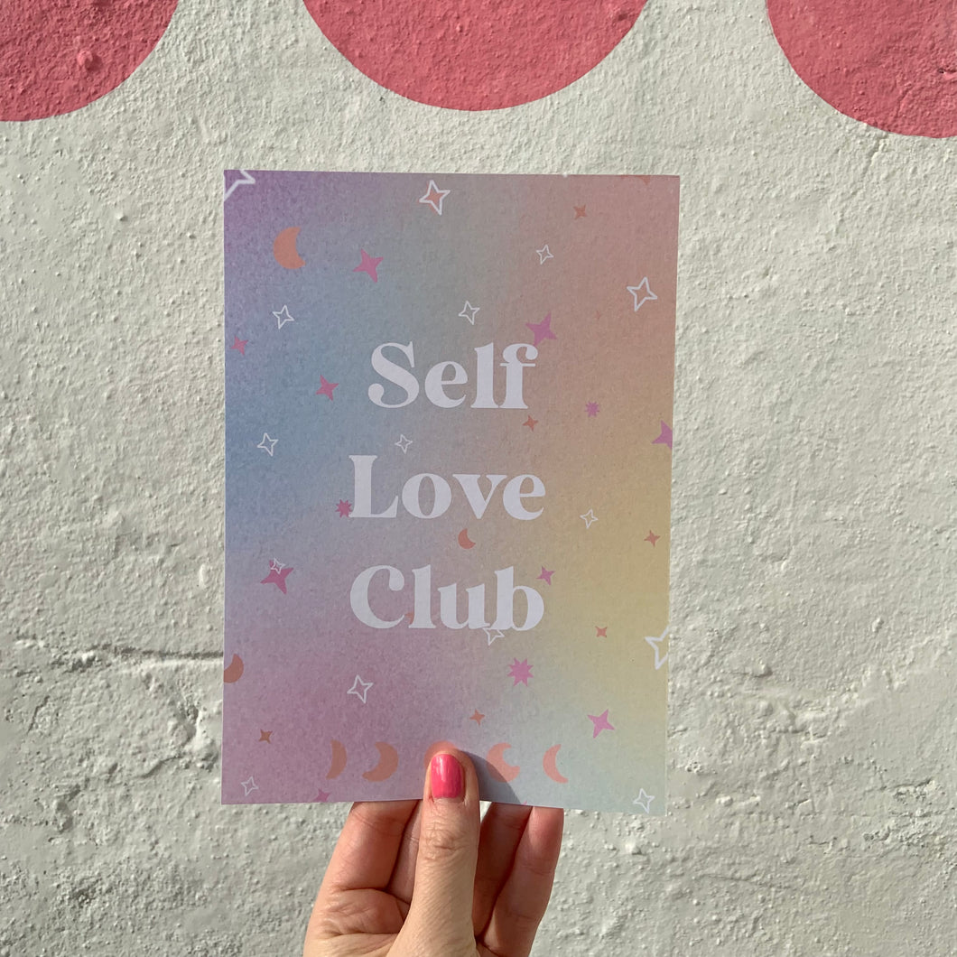 Self Love Club A5 Print